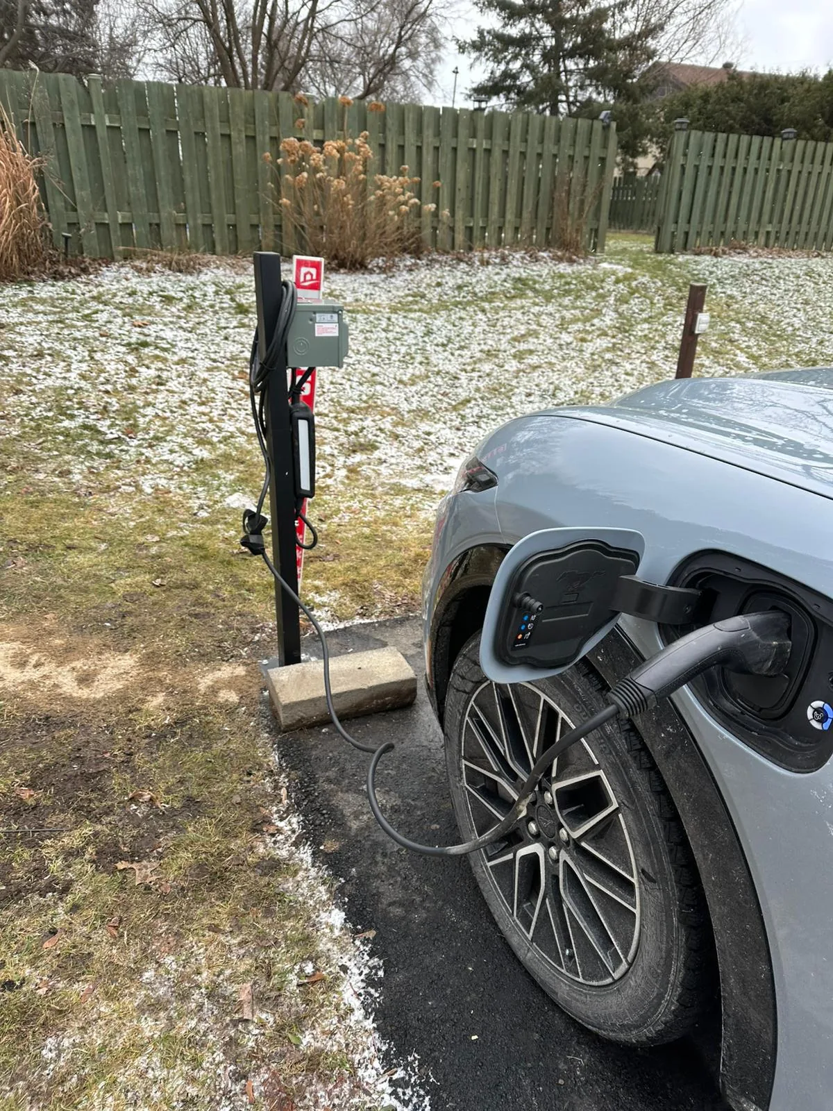 EV charger installation